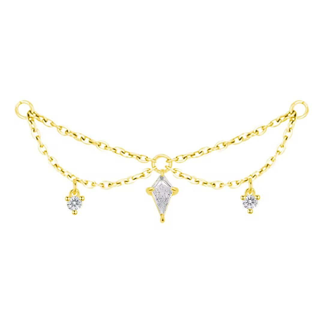 Titanium Earring Charm Extension 16