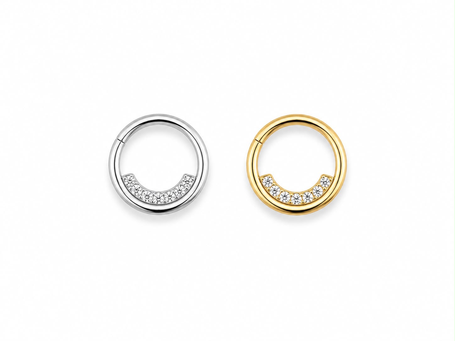 Titanium Daith/Septum Clicker 90