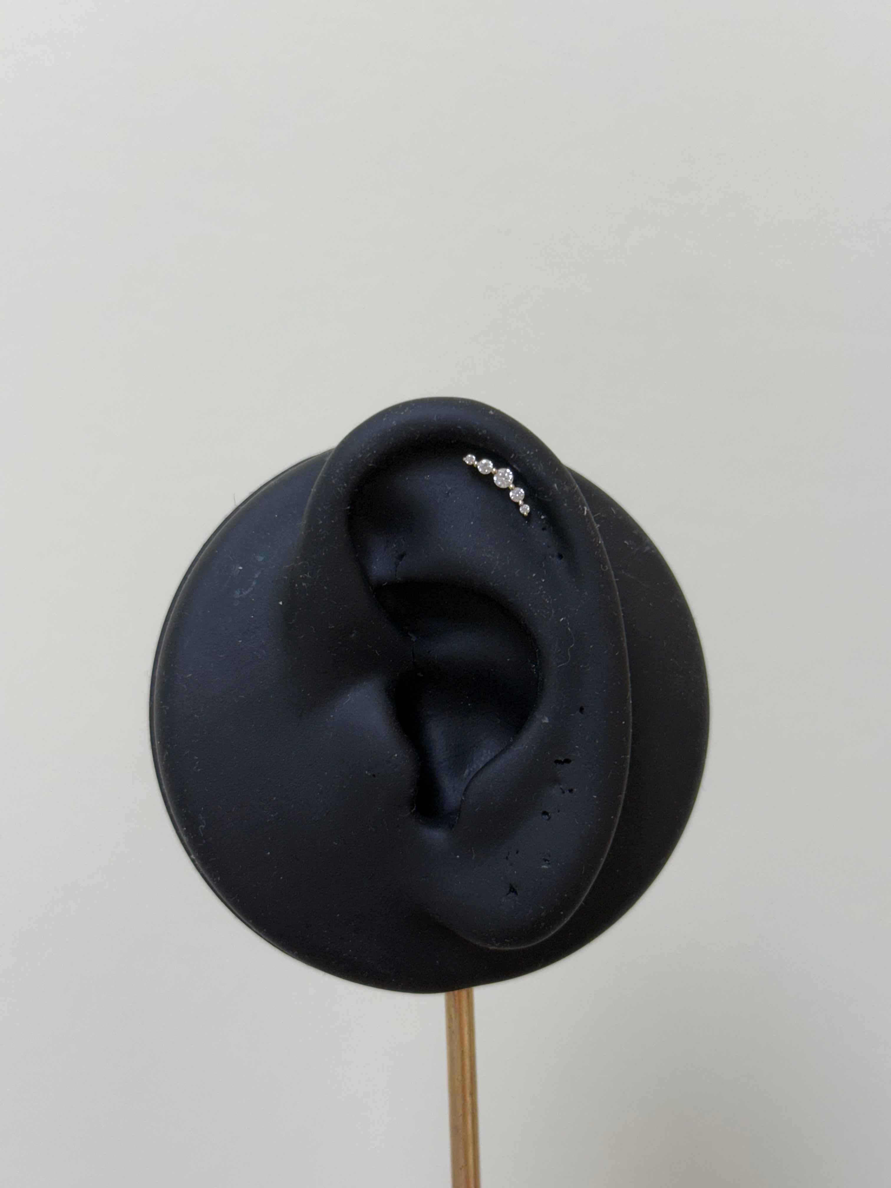 Solid Golden Constellation Earring