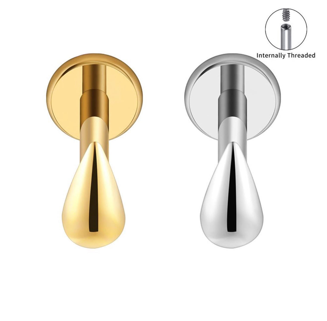 Titanium Tiny Metal Drop Earring