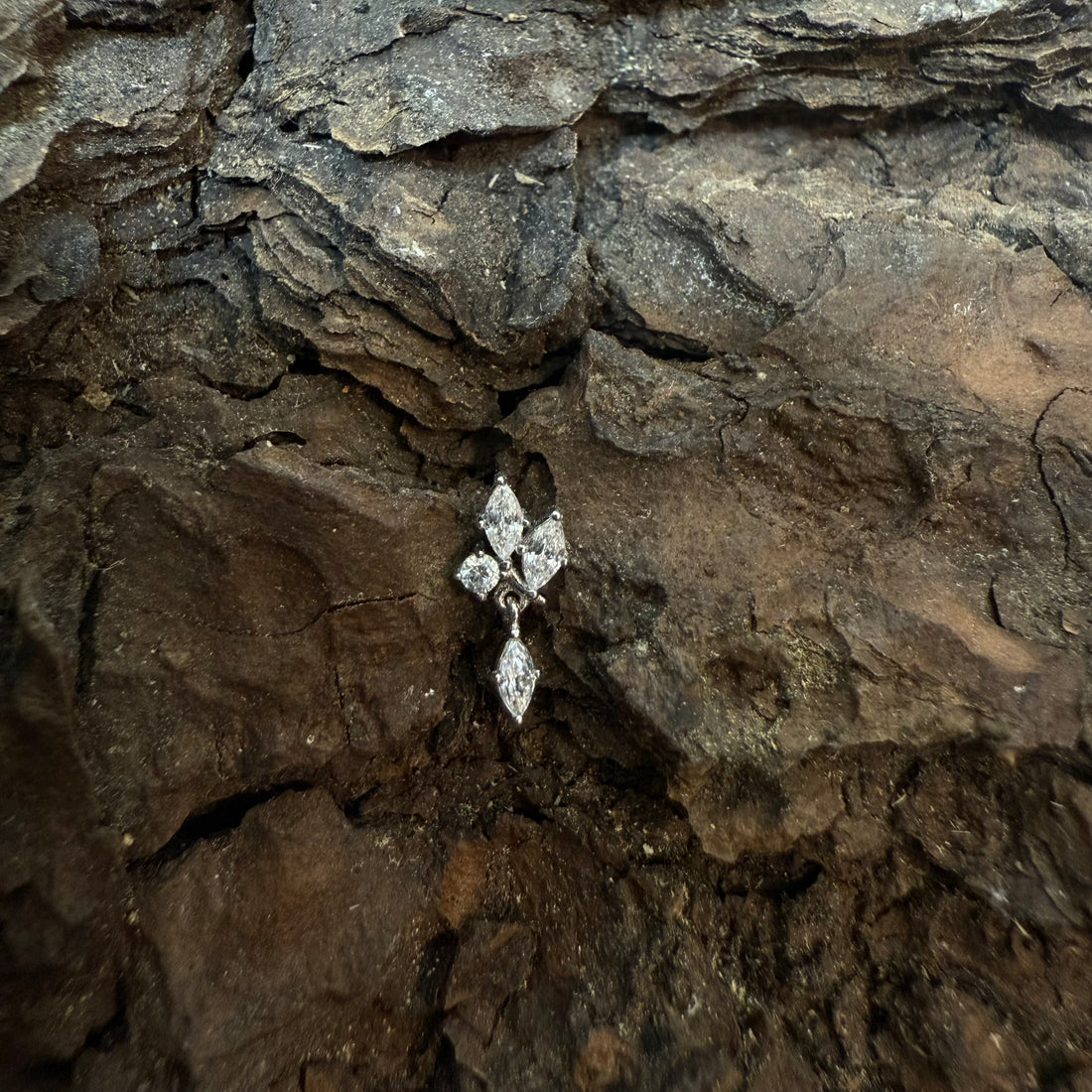 White Gold Willow Spark Dermal Top