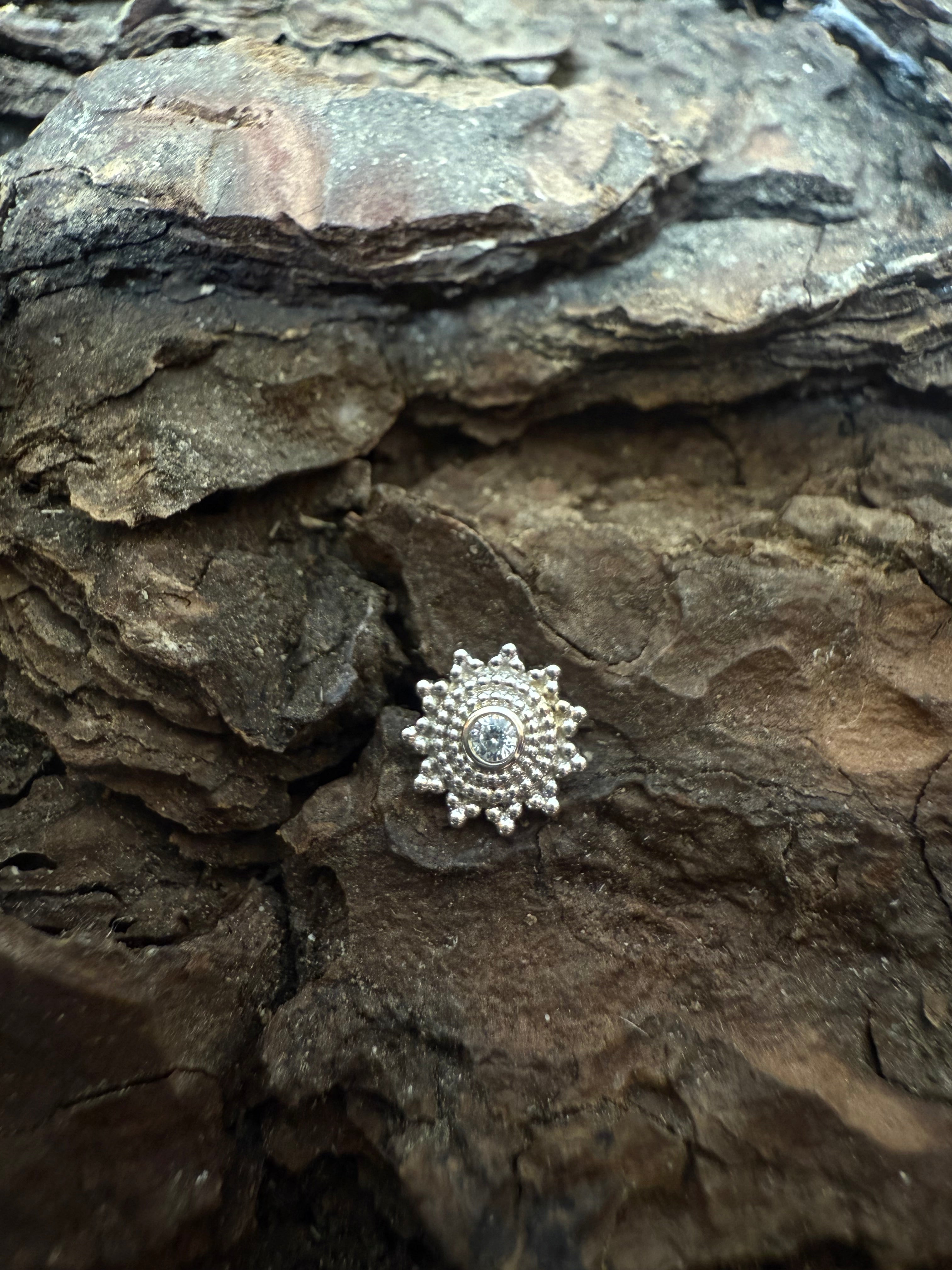 White Gold Solstice Drop Dermal Top