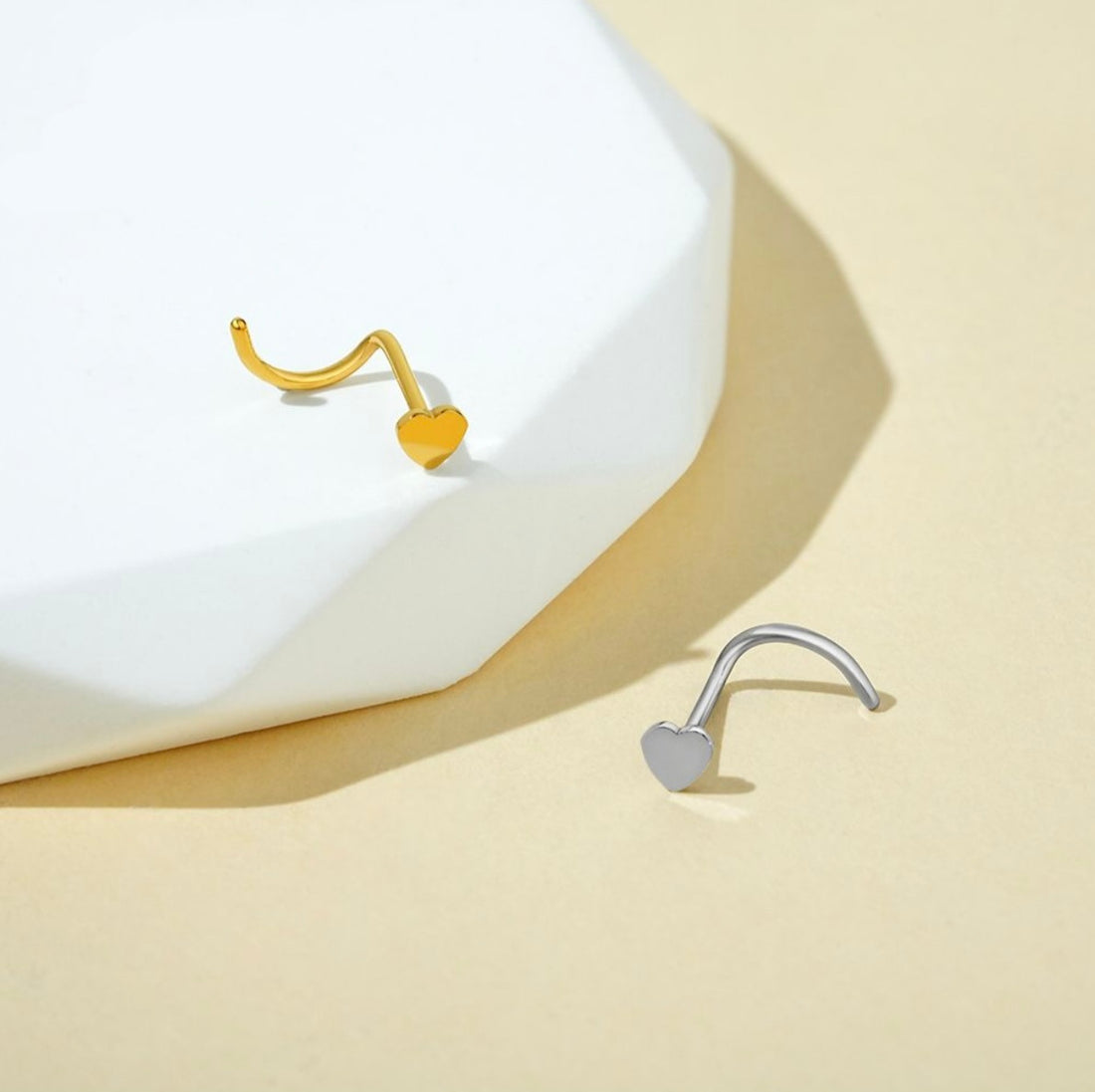 Tiny Heart Nose Jewelry