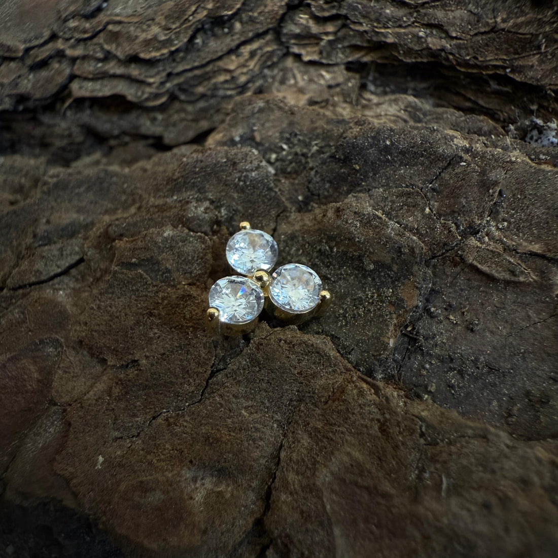 Gold Celestial Clover Dermal Top