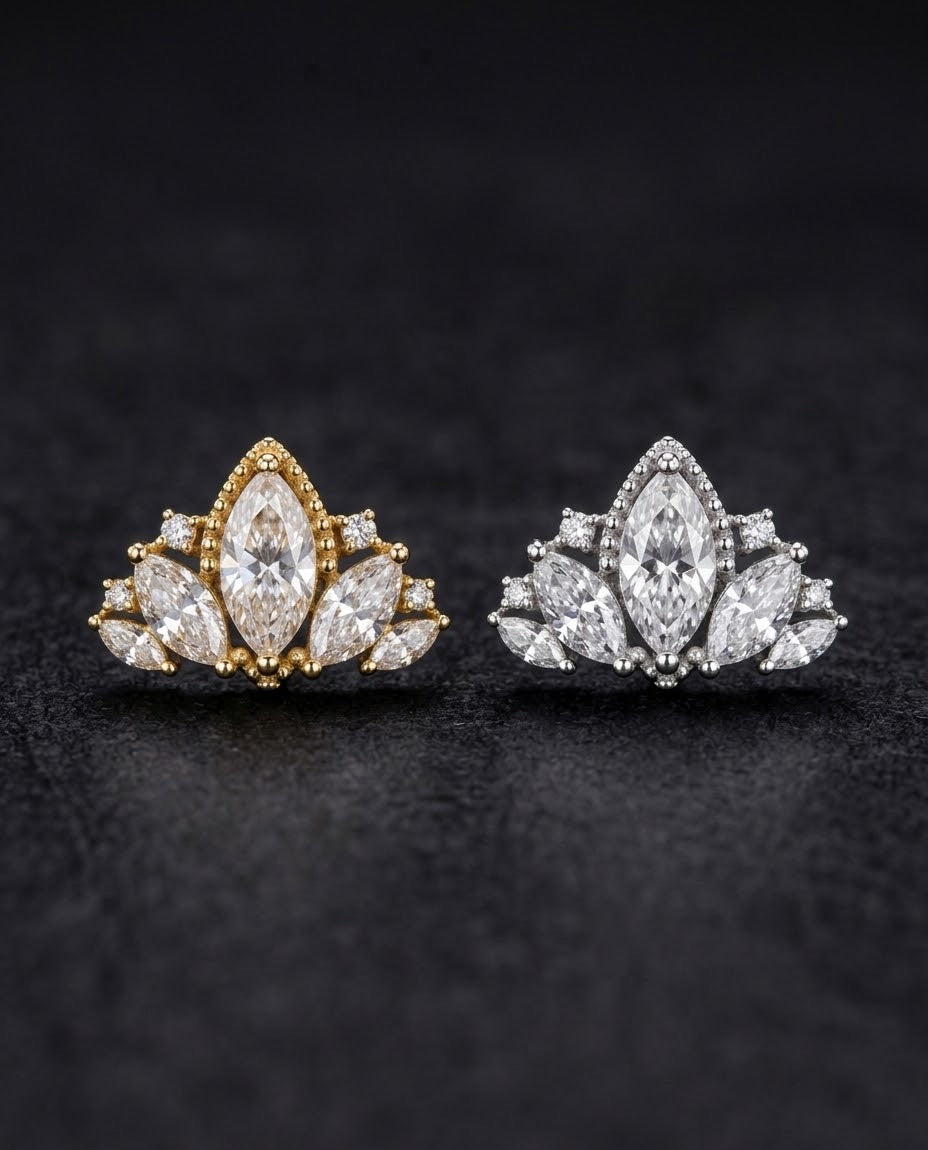 Majesté Crown 18K Solid Gold Top