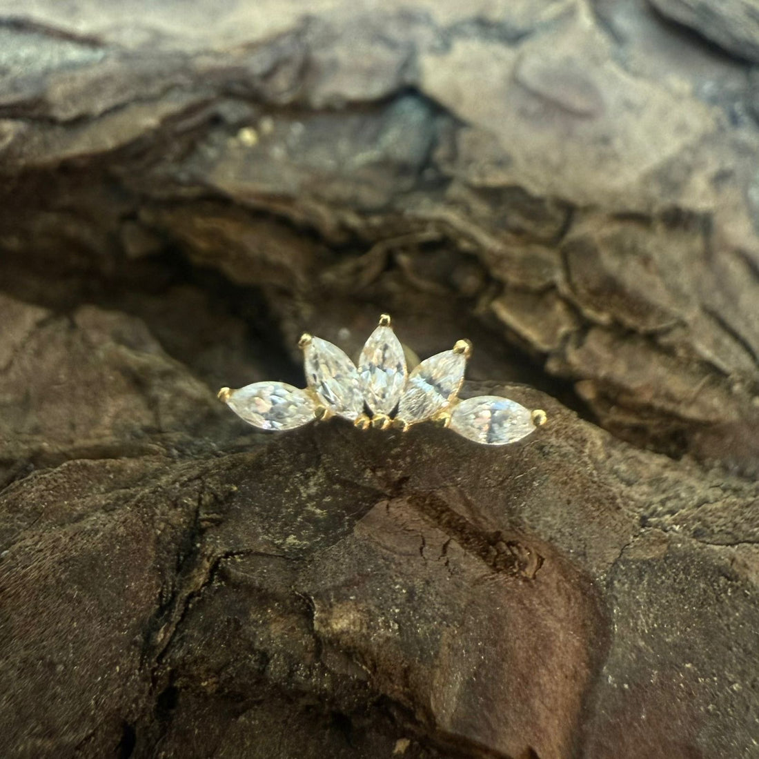 Gold Crystal Cascade