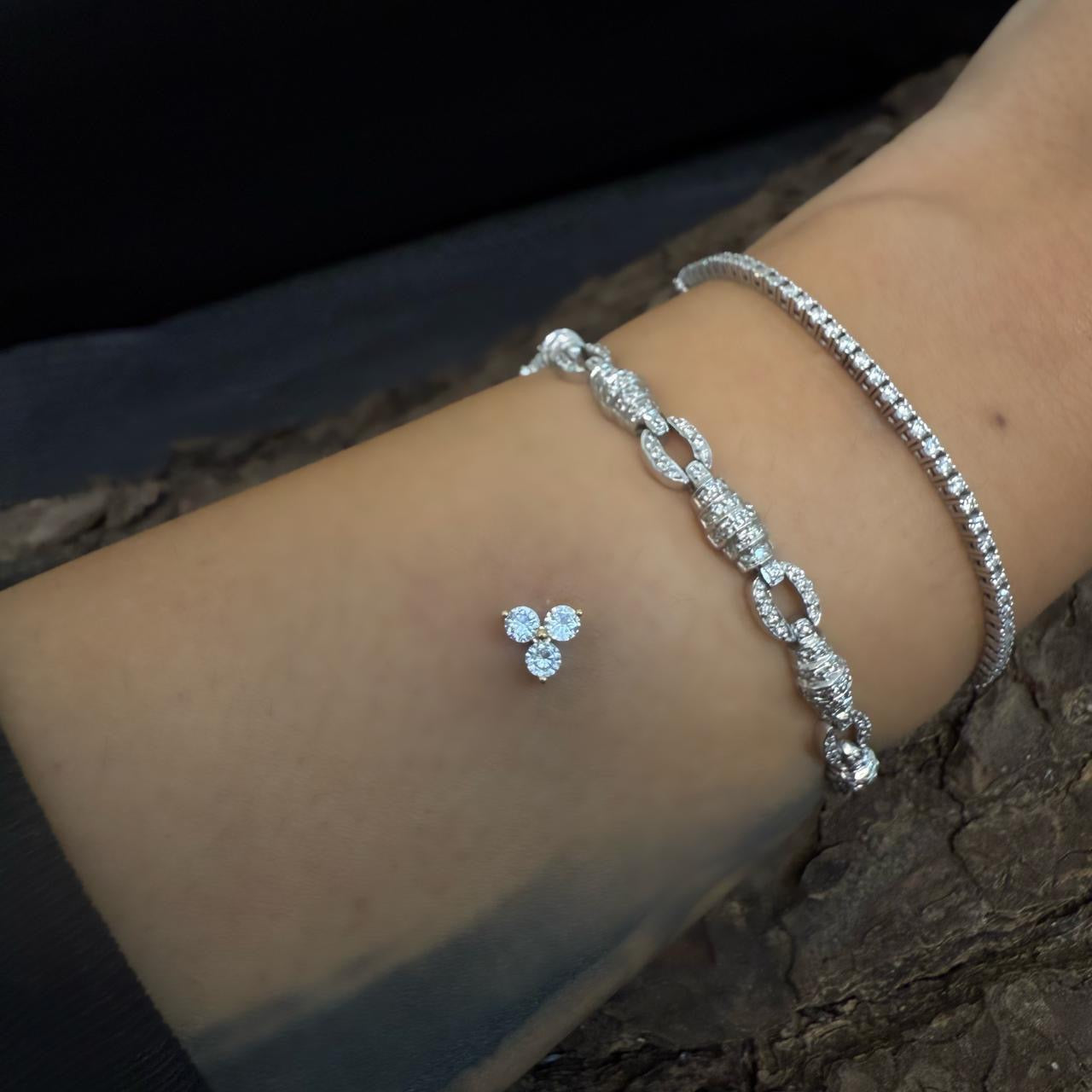 Gold Celestial Clover Dermal Top