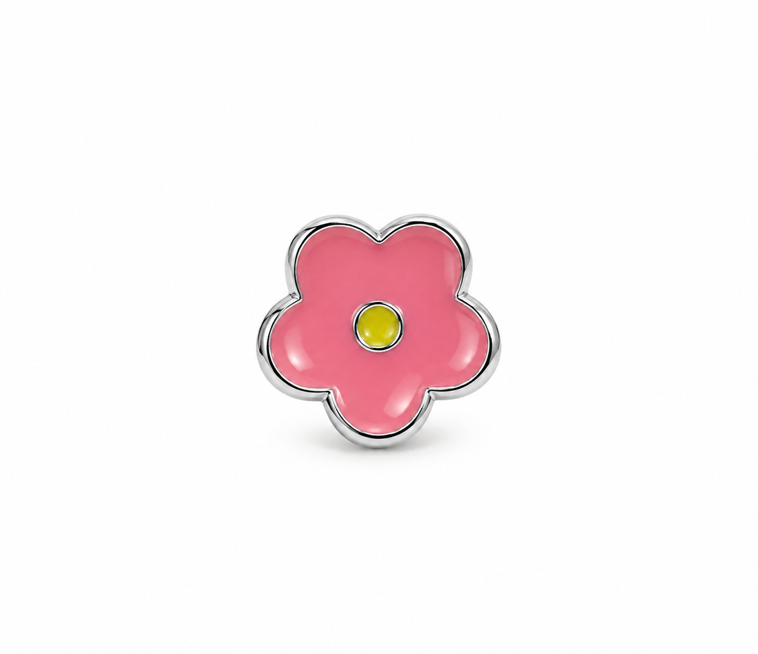 Girly Flower Titanium Earring