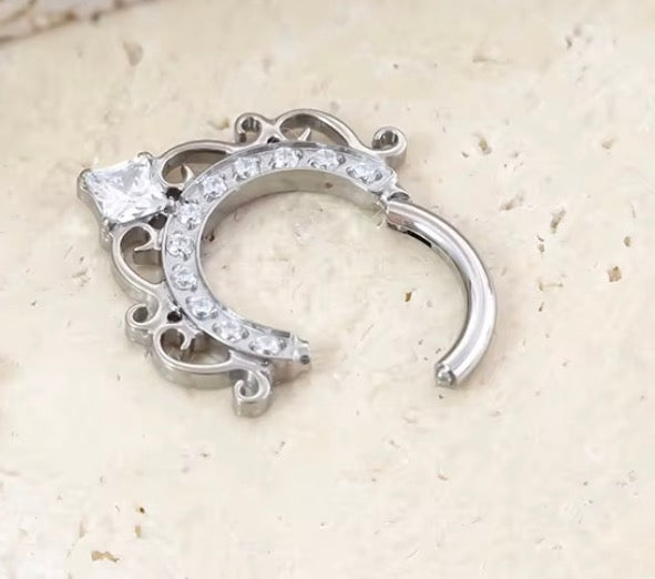 Titanium Daith/Septum Clicker 84