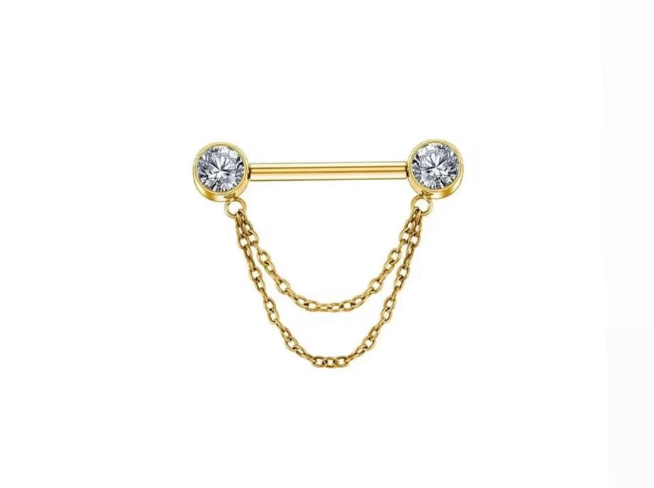 Titanium Nipple Ring 16