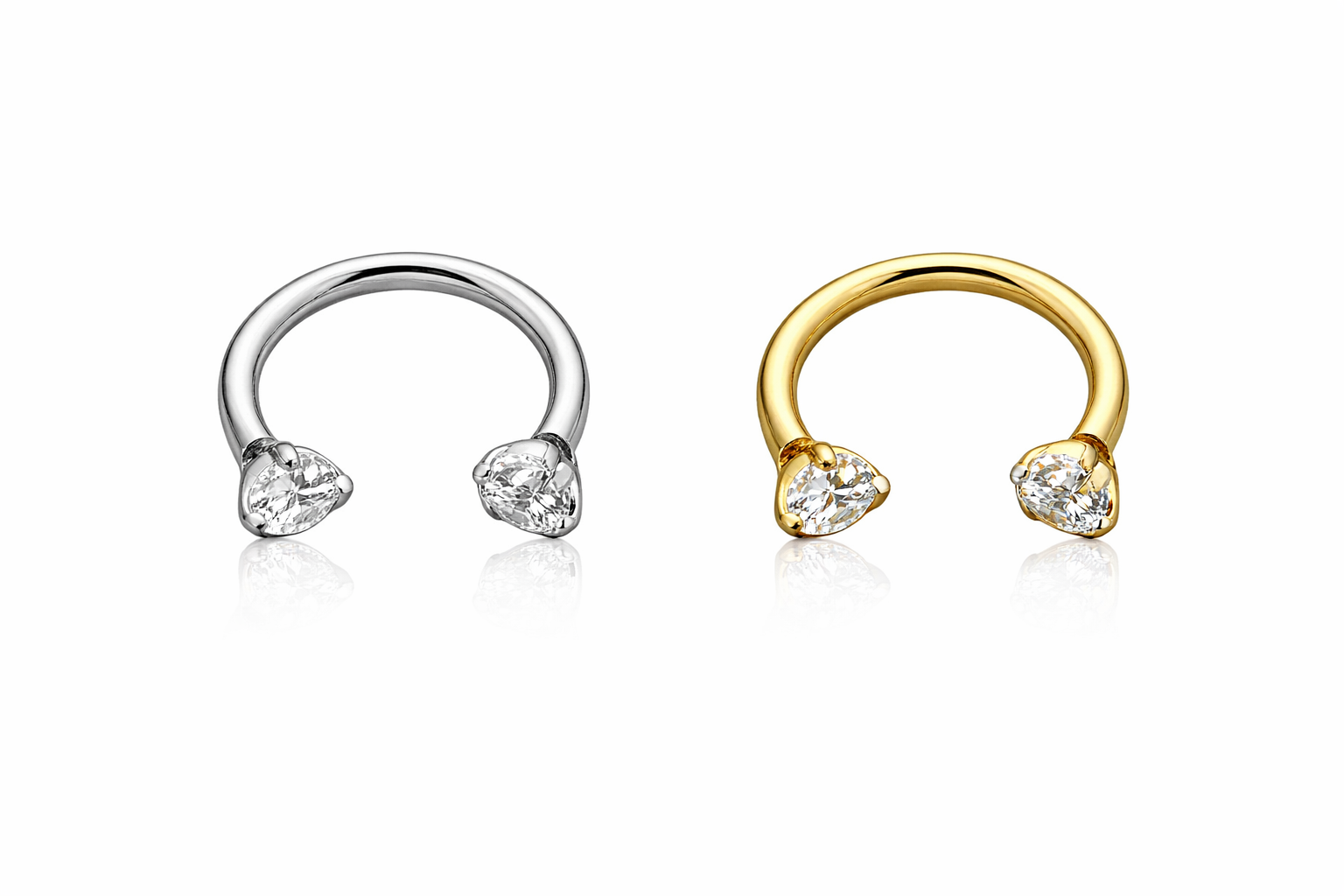 Titanium Horseshoe Bling