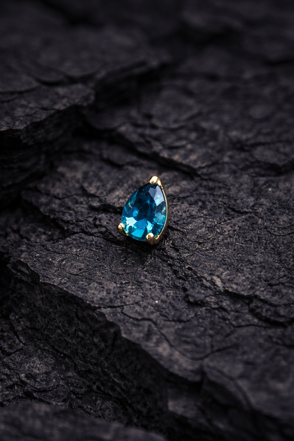 Gold Blue Tear