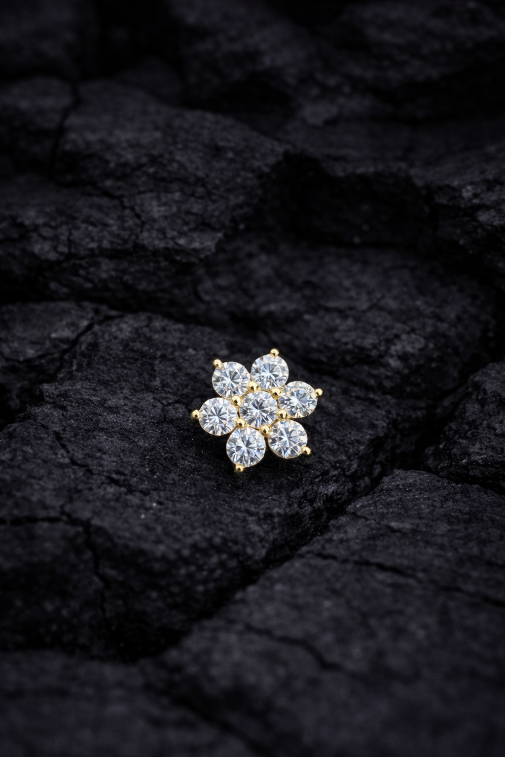 Gold Dainty Blossom Dermal Top