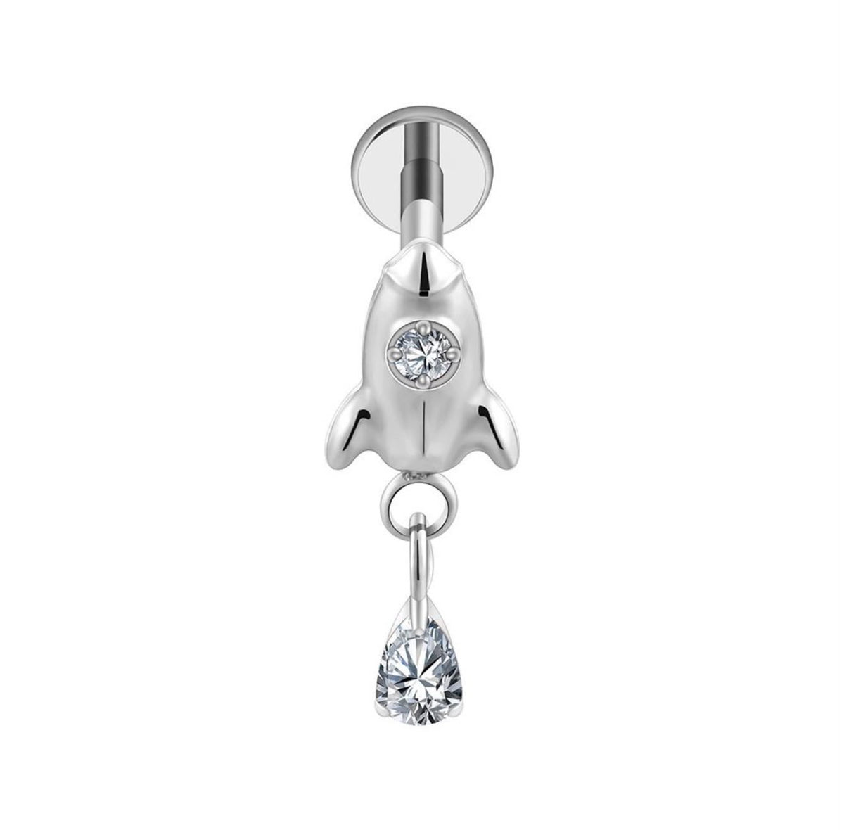 Titanium Cosmic Launch Earring