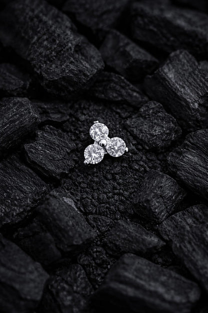 Diamond White Gold Trinity Dermal Top