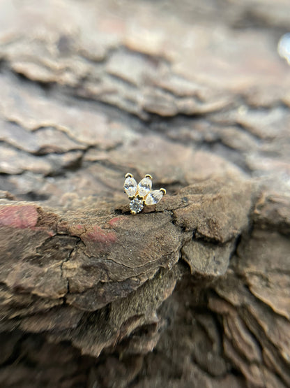 Gold Marquise Petal Luxe