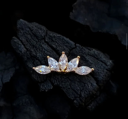 Gold Crystal Cascade