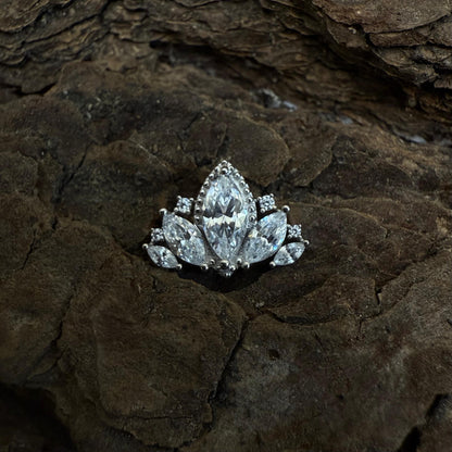 White Gold Aurora Spire Dermal Top