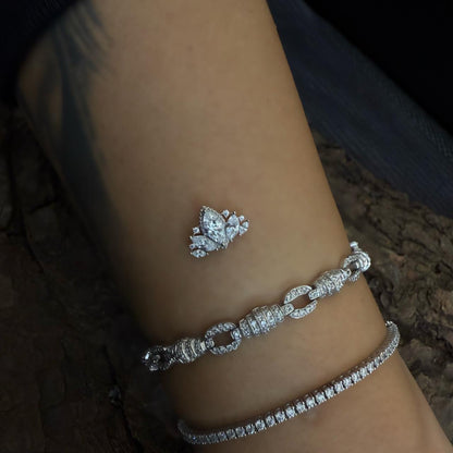 White Gold Aurora Spire Dermal Top