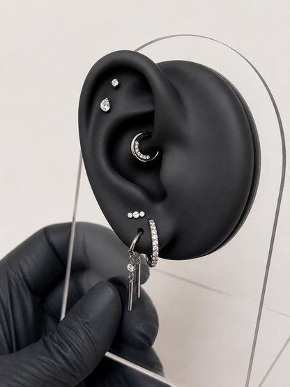 Titanium Daith/Septum Clicker 90