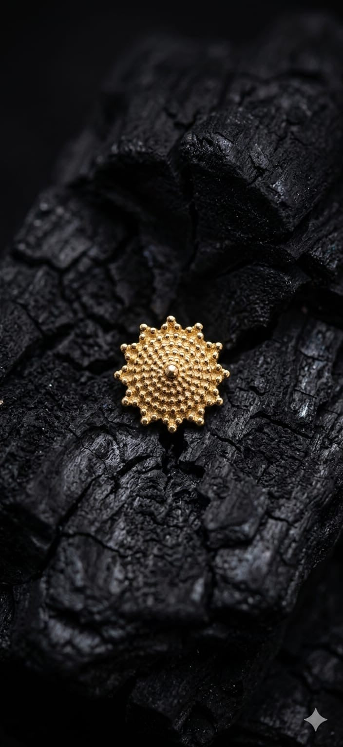 Gold Oro Dot Dermal Top