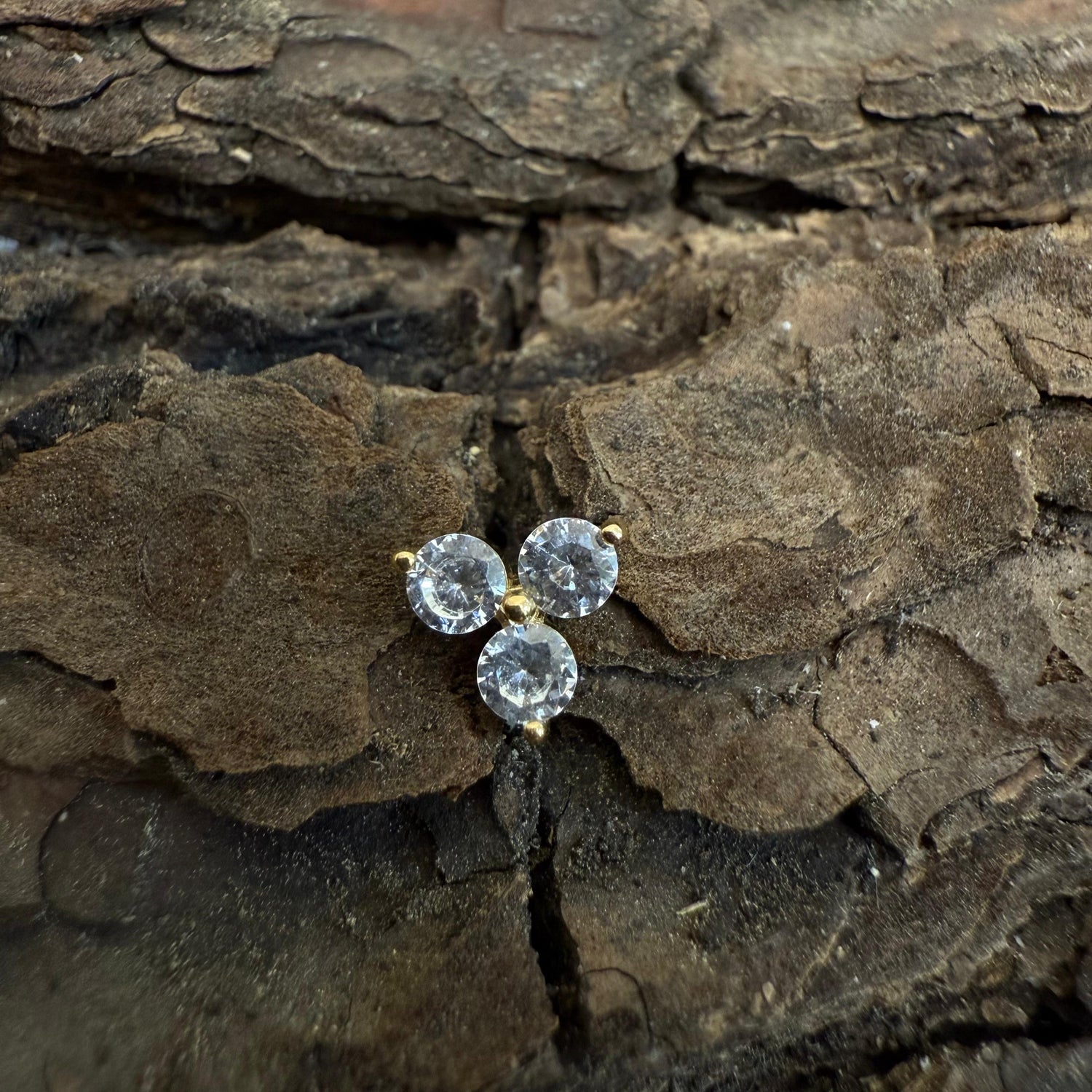 Gold Celestial Clover Dermal Top