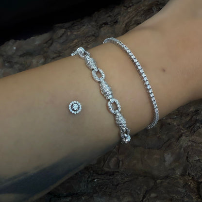 White Gold Lunar Halo Dermal Top