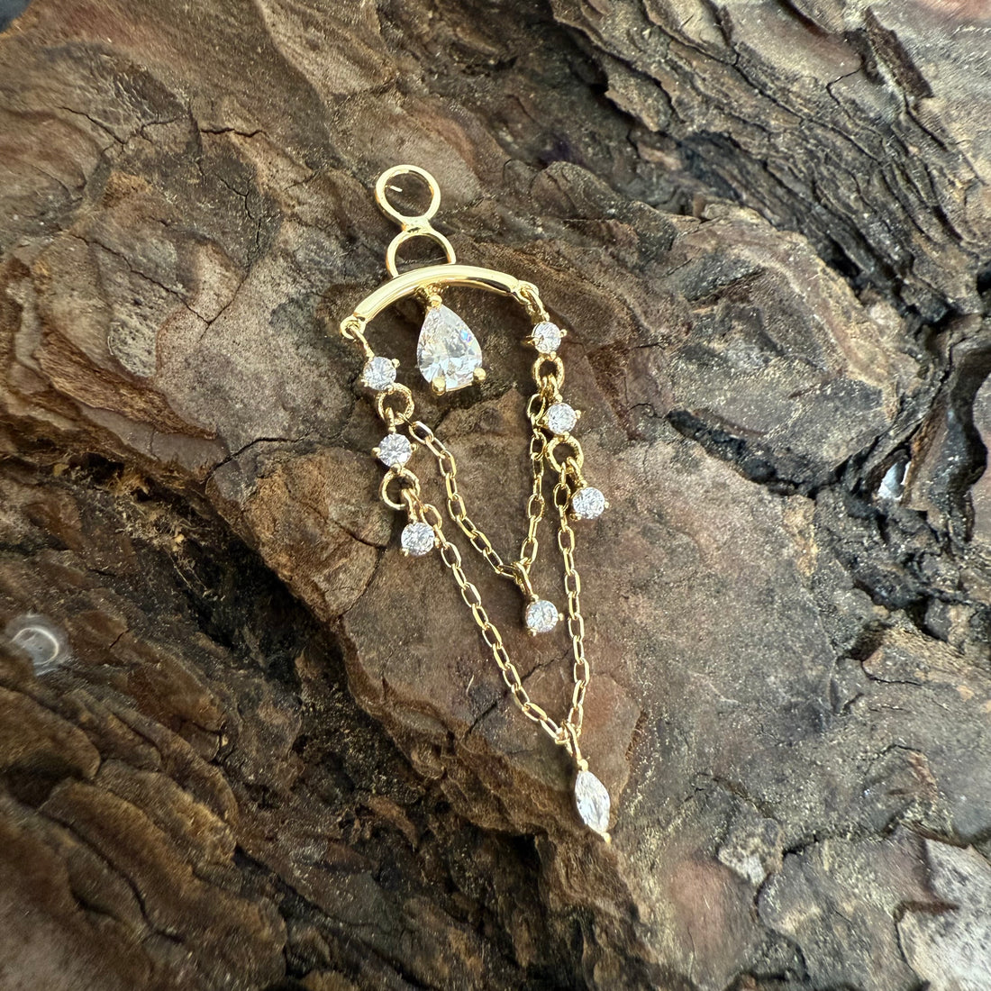 Gold Raindrop Trail Dermal Extension