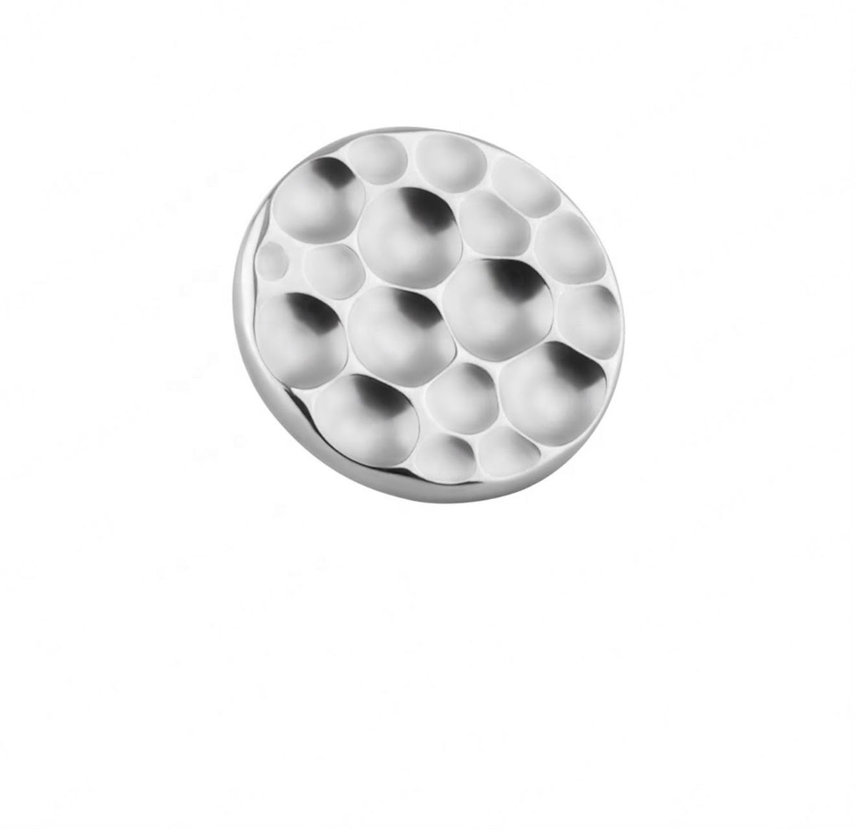 Titanium Lunar Crater Earring