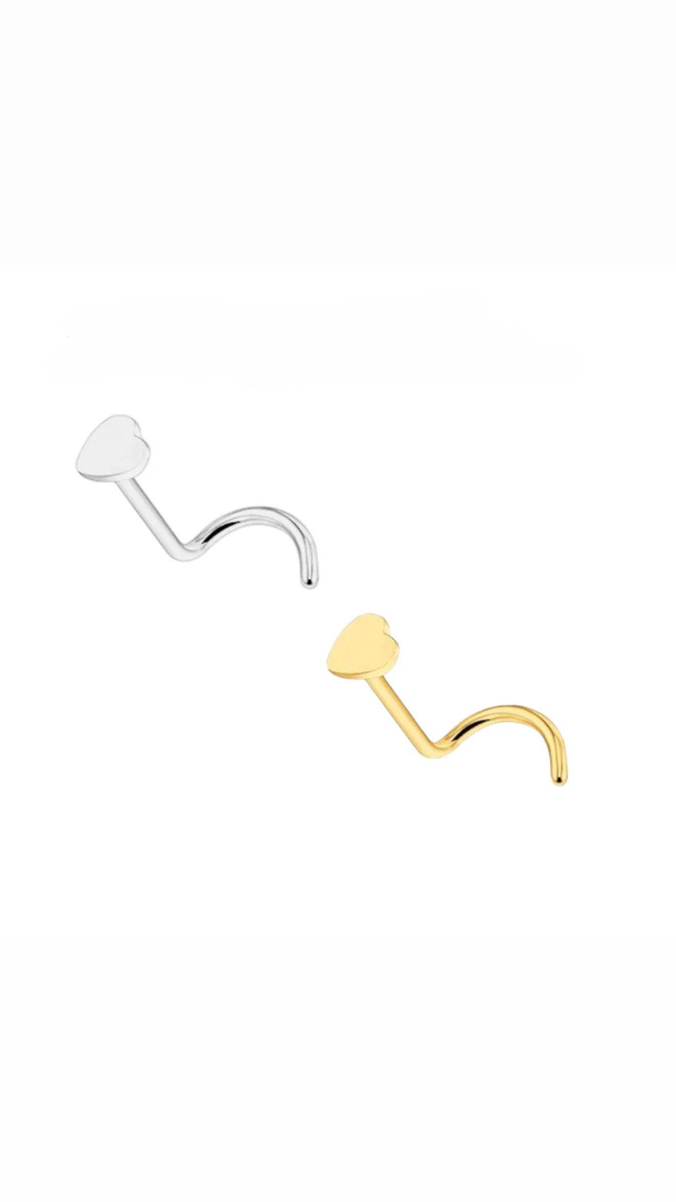 Tiny Heart Nose Jewelry