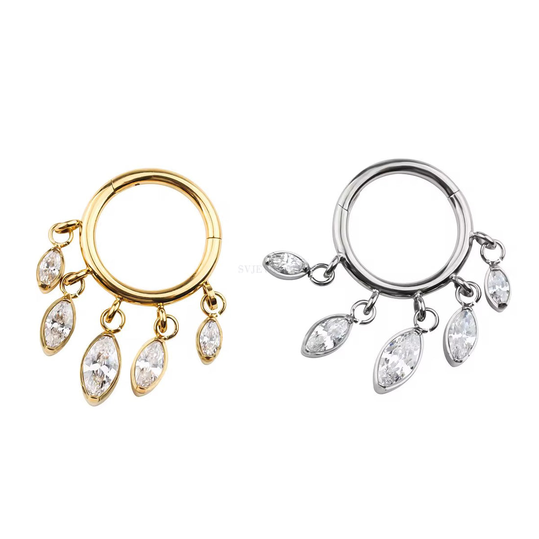 Titanium Hoop Clicker 105