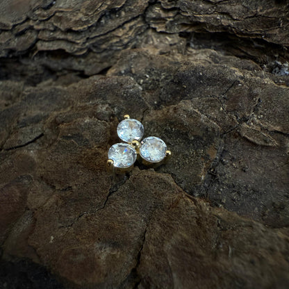 Gold Celestial Clover Dermal Top