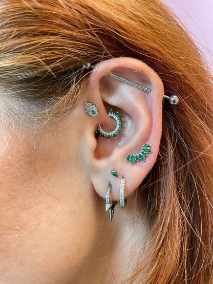 White Gold Emerald Queen Clicker