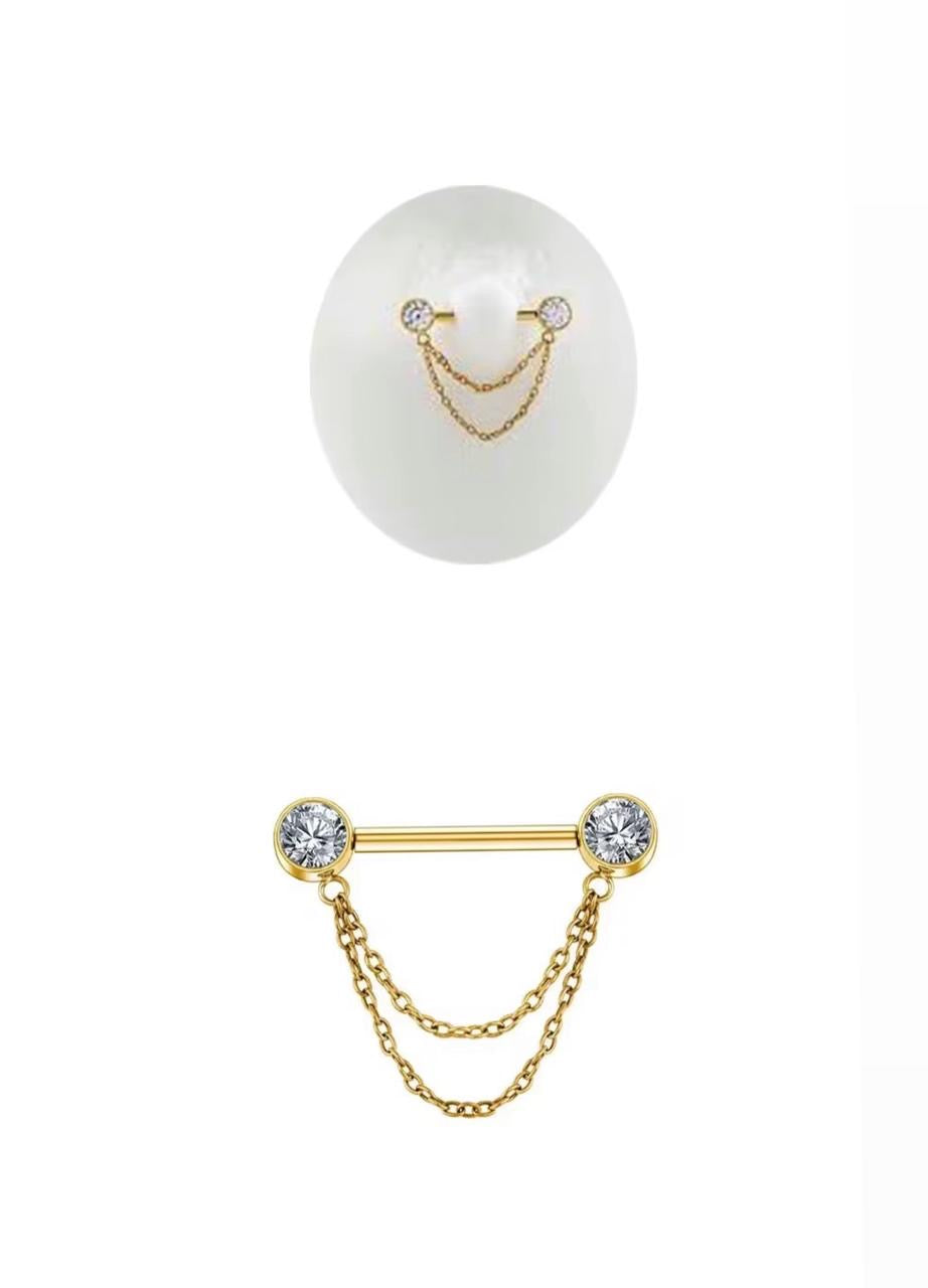 Titanium Nipple Ring 16