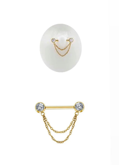 Titanium Nipple Ring 16