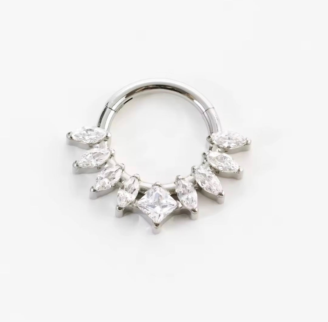 Titanium Daith/Septum Clicker 86