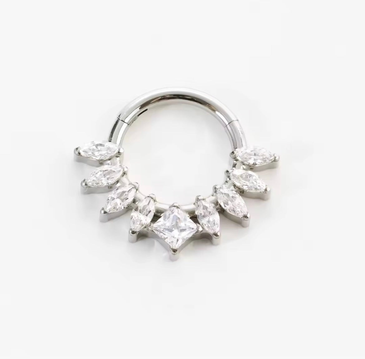 Titanium Daith/Septum Clicker 86