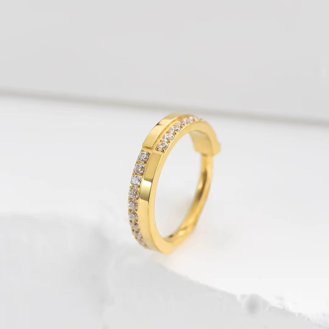 Titanium Clicker Hoop 496