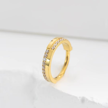 Titanium Clicker Hoop 496