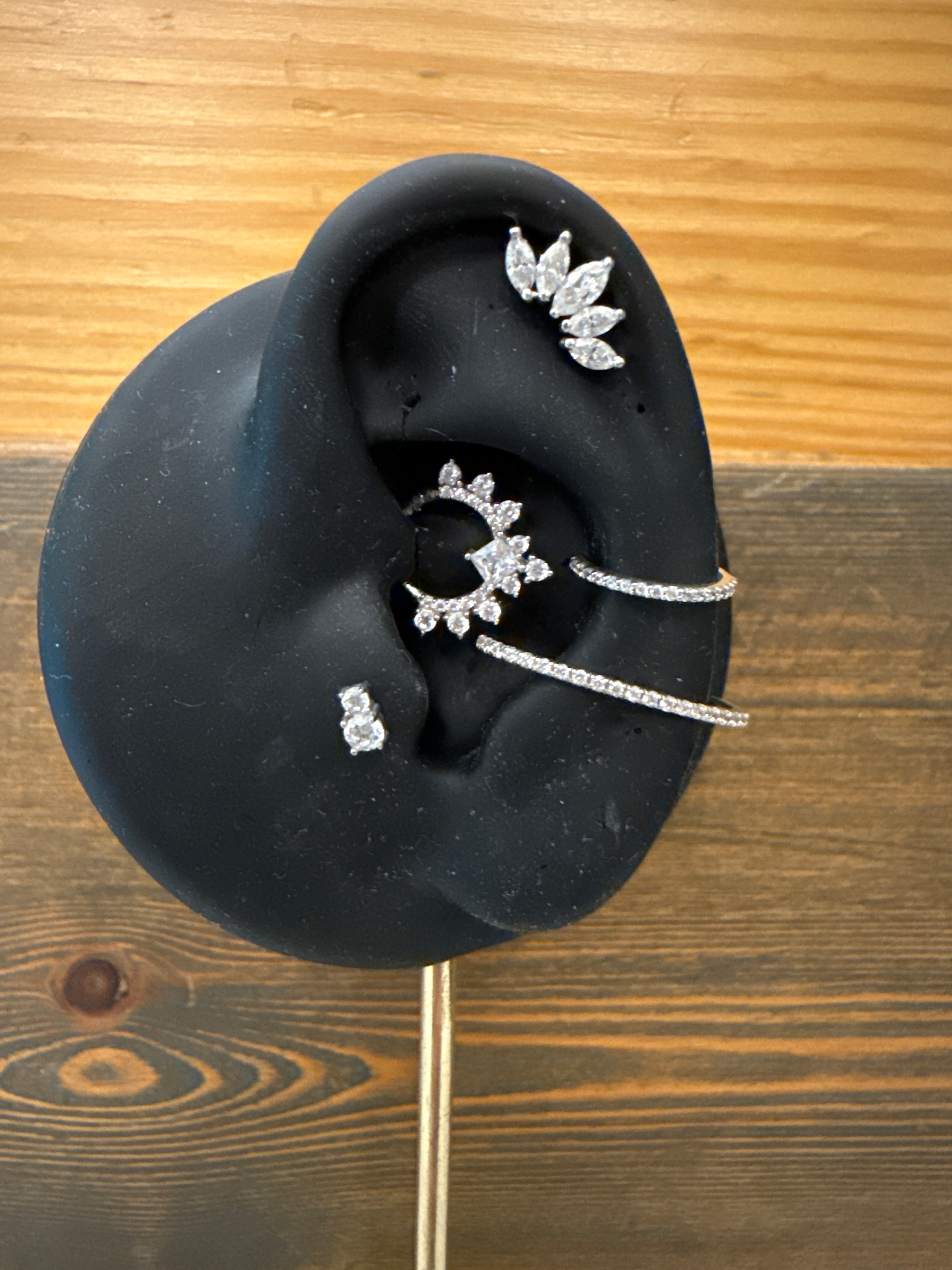 Diamond White Gold Lotus Crown