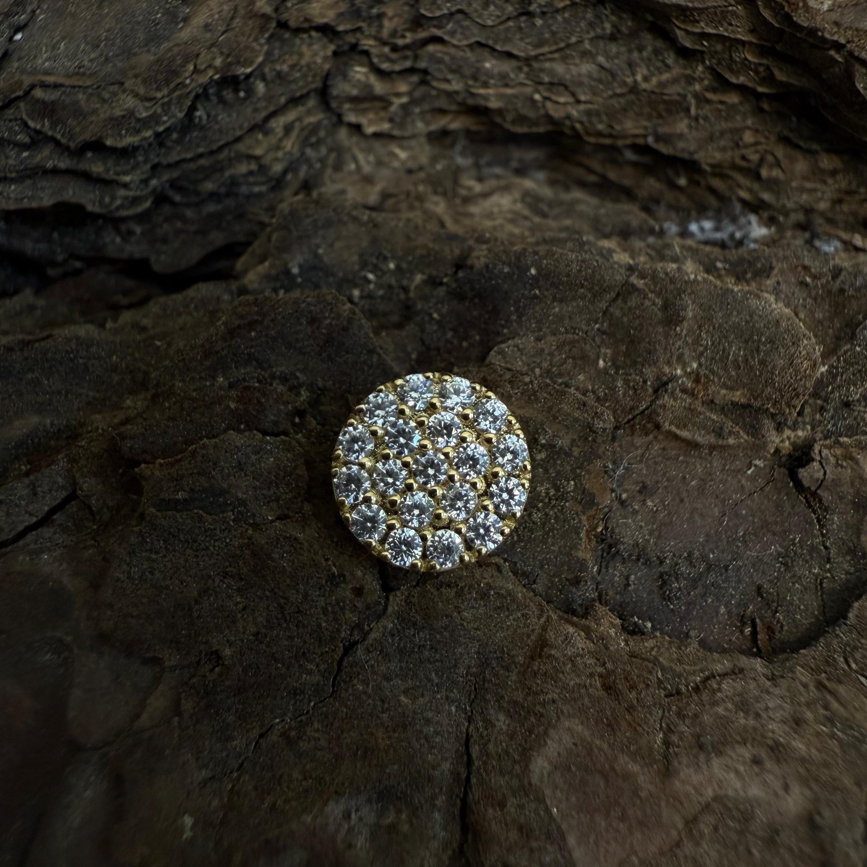 Gold Guilded Mosaic Dermal Top