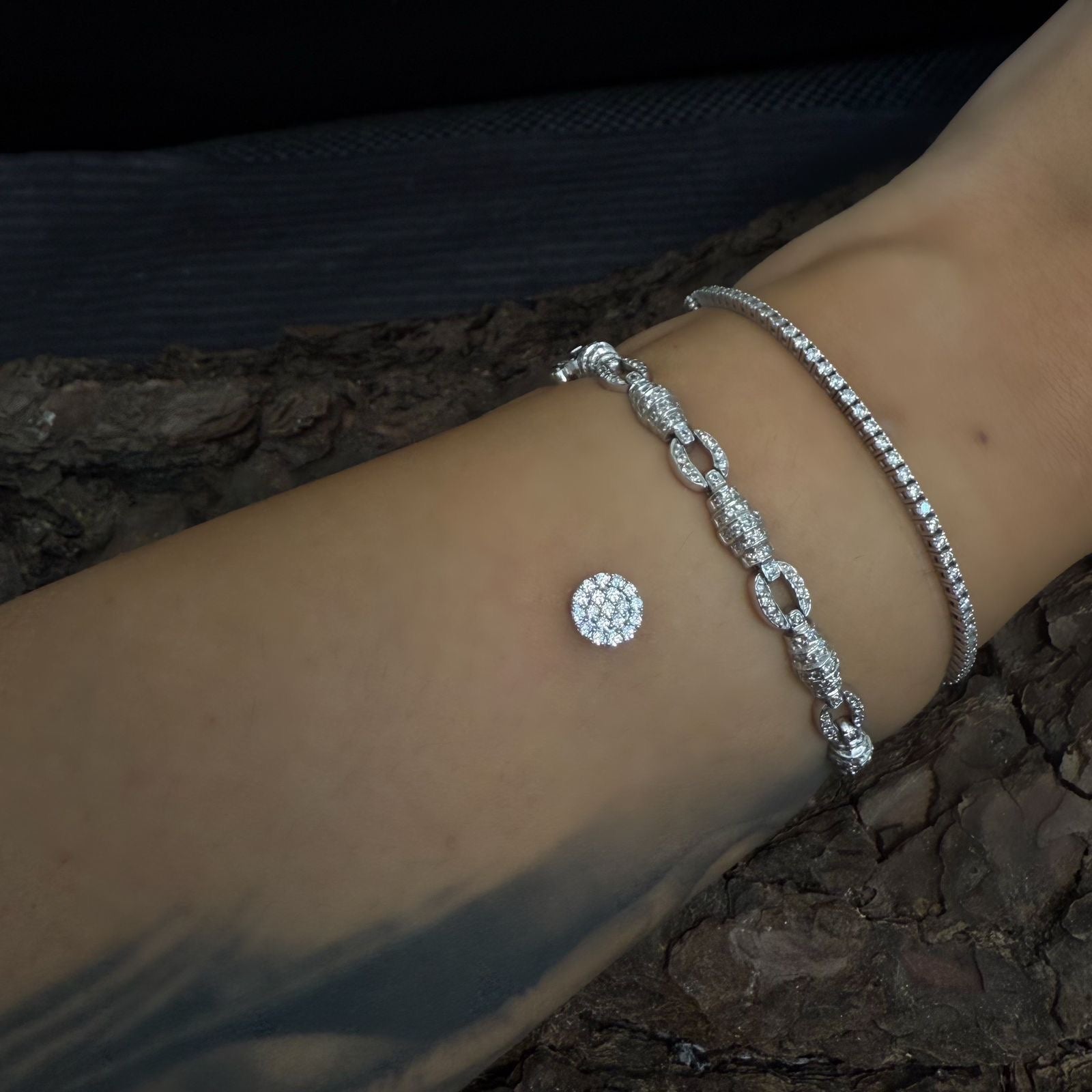 Gold Guilded Mosaic Dermal Top