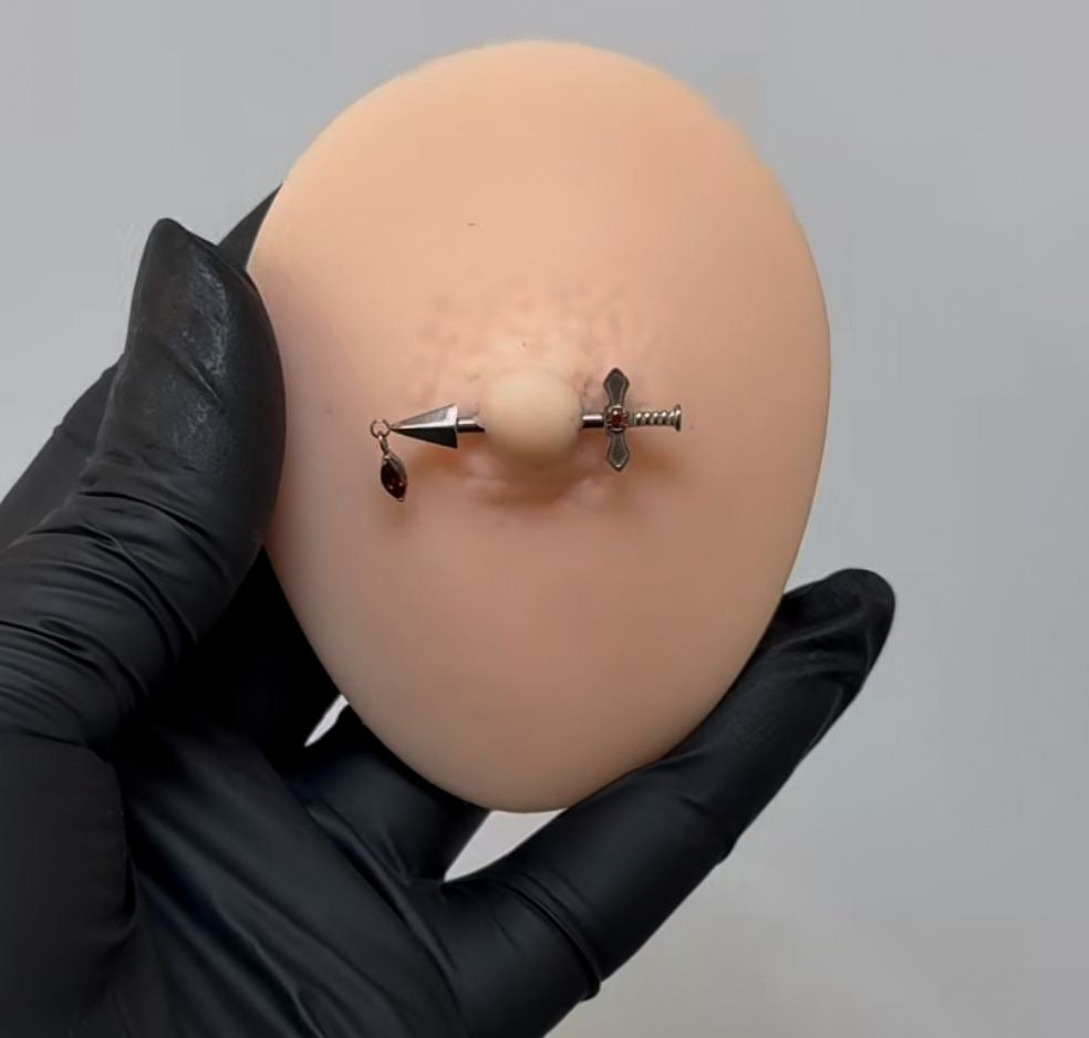 Titanium Nipple Ring 17