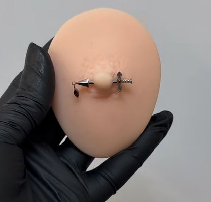 Titanium Nipple Ring 17