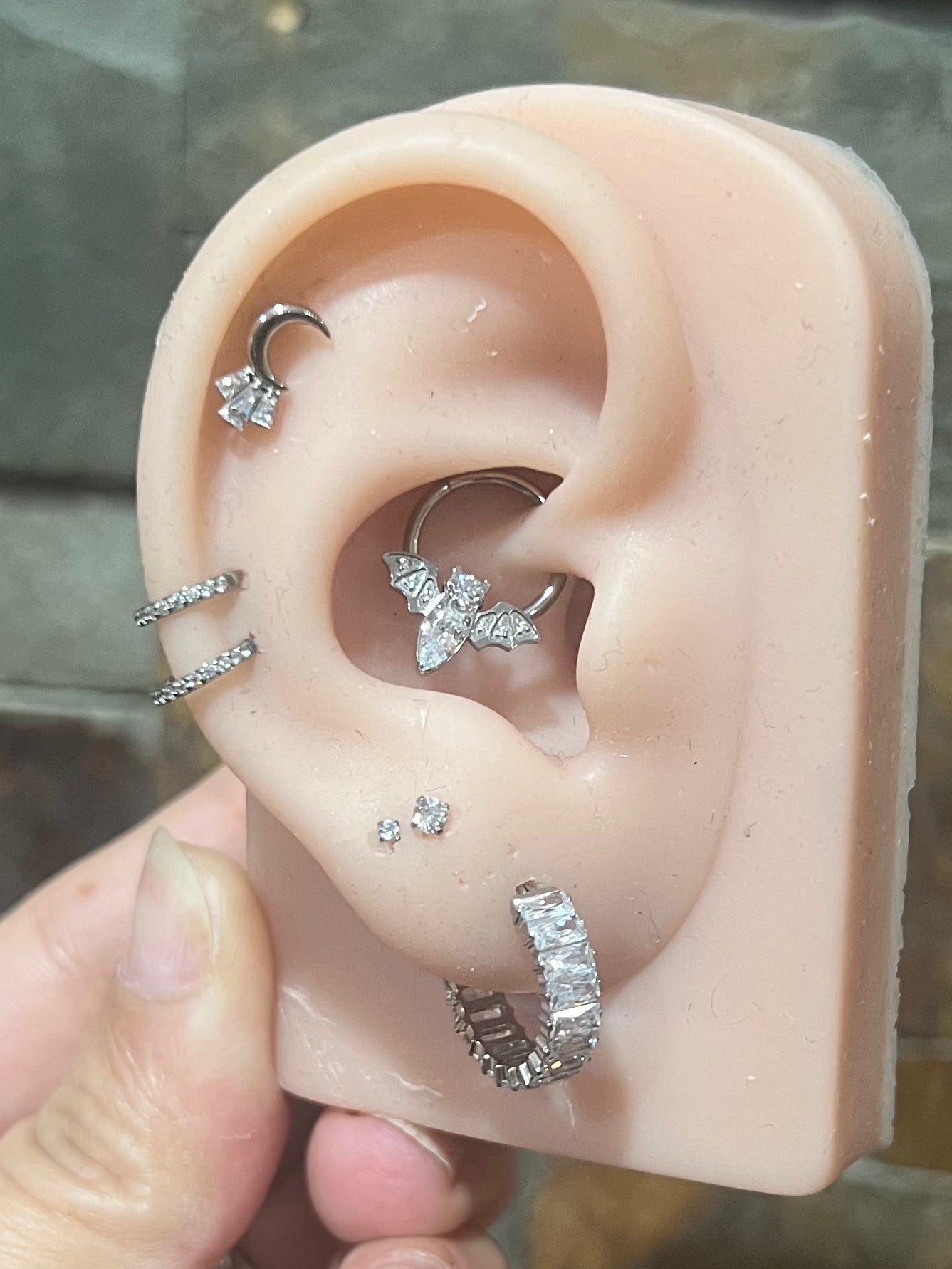 Titanium Daith-Septum Clicker 8
