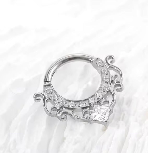 Titanium Daith/Septum Clicker 84