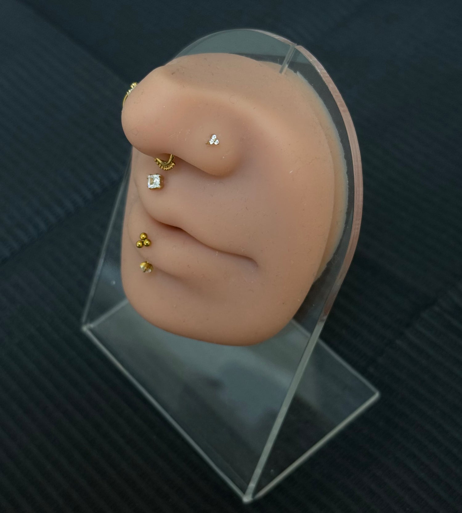 Tiny Trinity Nose Jewelry