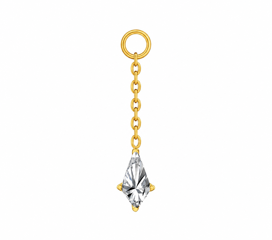 Dangling kite charm extension