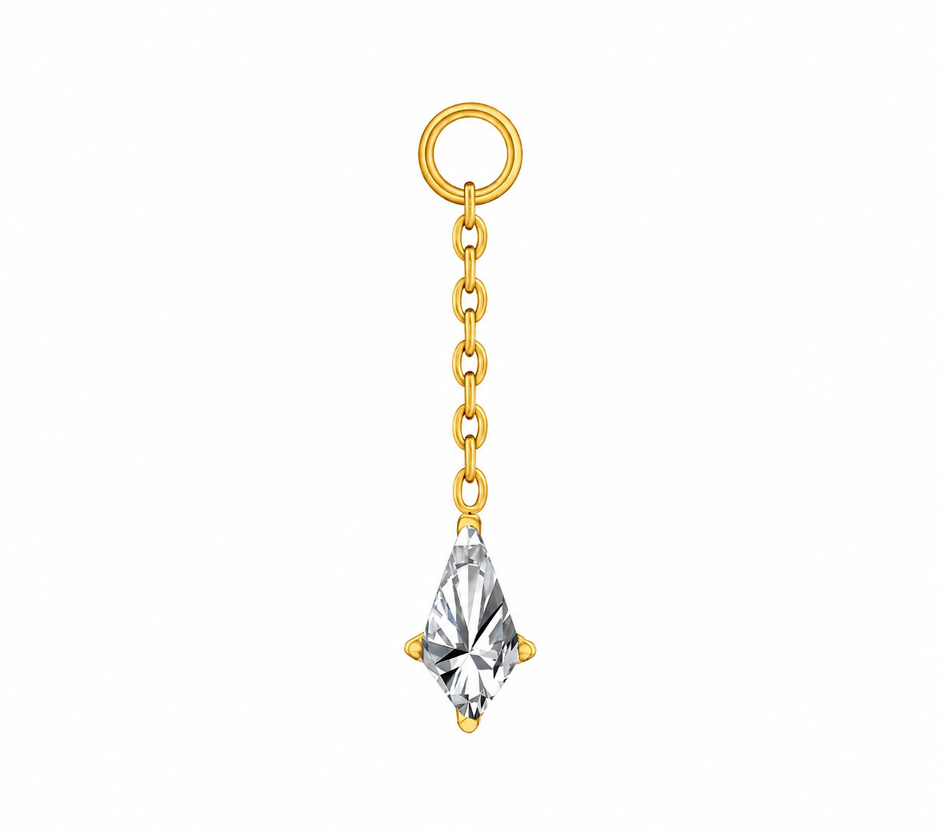 Dangling kite charm extension