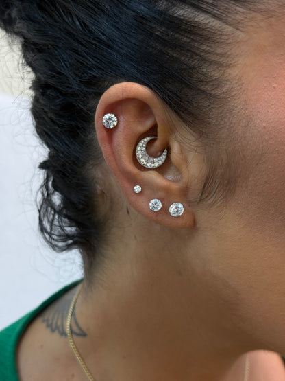 Titanium Daith/Septum Clicker 88